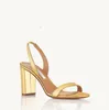 Popular Women Summer Aquazzurar Nude sandals open toe designing pvc Pump Suede sexy playful back Party Lady High Heels Various Styles