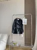 Women's Leather 2023 Women Loose Genuine Sheep Jacket Slim Real Sheepskin Coat W12