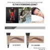 Eyebrow Enhancers Handaiyan Professional Gel Kits Waterproof Makeup 6 Colors With Brow Brush Tools Drop Delivery Health Beauty Eyes Dh1Wg