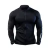 Vestes pour hommes KAMB Veste de haute qualité Sports Zip Up T-shirts à manches longues Séchage rapide Gym Fitness Élasticité Manteaux Running Man Sweatshirts 230222