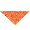 Dog Collars Male Collar Halloween Pet Towel Triangle Scarf Cat Printed Party Pumpkin Good