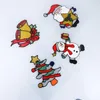 Presentförpackning 4st Snowman Window Sticker Holiday Clings Christmas Diy Wall Santa Claus