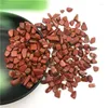 Figuritas decorativas, venta al por mayor, 50g, 7-9mm, piedras de cristal pulido de jaspe rojo Natural caído, espécimen curativo, cristales de cuarzo