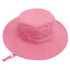 Designer Kids Bucket Hats 0-6 anos meninos meninas meninas mel Capas de pesca de algodão seco rápido Visor de crianças respiráveis ​​na primavera de primavera na praia chapéu de chapéu de praia presente