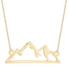 Choker Wangaiyao2023 rostfritt stål halsband kvinnlig enkel personlighet vild dam bergskedjekedja smycken kreativ gåva