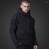 Vestes pour hommes imperméable tactique polaire hommes capuche militaire camouflage veste manteau hiver chaud coupe-vent armée