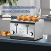 Fabricante de pão de cozinha para 40s 220V Toaster Home Toils Totalmente automática Areia grelhada Aço inoxidável multifuncional 4 peças 230222