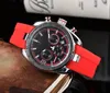 2023 luxe herenhorloges van hoge kwaliteit Zesnaalds werkend All Dial Work Quartz horloge Top luxe merk chronograaf klok horloges rubberen riem mode cadeau TIS