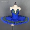 Stage Wear Blue Bird Tutus de ballet professionnel pour enfants et adultes Costumes de performance Robe de ballerine Pancake BLL107