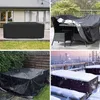 Housse anti-poussière Real Outdoor 100 Polyester Black Modern All Purpose s Tarp Garden Furniture 230221