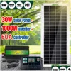 Altra elettronica per auto Rv Boat Solar 30W Panels Kit con regolatore di carica Inverter per la casa 60A 100A Generatore di energia portatile Car D Dhwyr