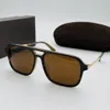 990 Havana Brown Pilot Gafas de sol para hombres Gafas de conducción Sun Shades Sonnenbrille UV400 Protection Eyewear276V