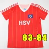 1982 1983 Hamburger SV Retro Soccer Jerseys Away 83 84 Horst Hrubesch Milewski Magath Rolff Vintage Class