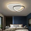 Plafoniere Ultra-sottile Led Moderna Lampada da camera da letto semplice Studio d'arte per la casa Illuminazione Cucina Balcone Apparecchio nero / oro Soffitto