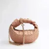 Chain Abottegas Vneta Totes Mini Jodie Casual Designer Bag Luxury Woven Small Crowd High Bags Design Dumpling Leather Portable Shoulder Bags WIUW YIHAFN