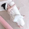 Yastıklar Milancel Bebek Pilow Kore tarzı Bebek Kız Uyku Sütunu Yastığı Nefes Alabilir Muti Fonksiyonel Yastığı 60*10 CM 230222