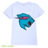 Clothing Sets Mr Wolf Beast Kids Summer Short Sleeve T Shirt Cotton Little Baby Boys Fashion O neck Tees Clothes Teen Girls Cute Tops 6 8 10T 230222