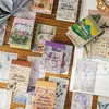 Geschenkpapier 50 Teile/los Vintage Botanische Aufkleber Buch Literarische Papier Bill Hand Konto