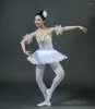 Stage Wear LED Light Dress Costume Up Ballet Jupe Dentelle Cadeau D'anniversaire Performance Tron Dance