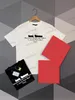 Xinxinbuy Men designer tee t shirt 23SS herrkl￤der studio multi-verktyg broderi kort ￤rm bomull kvinnor svart bl￥ vit khaki xs-l