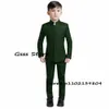 Clothing Sets Kids Suit Boys For Wedding Suit Style Children Formal Mandarin Collar High Quality Fashion W0222