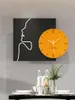 Horloges murales Design carré créatif personnalisé silencieux grand Quartz acrylique Relojes De Pared maison décorative Zegar