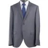 Abiti Uomo Giacche Luxury Super 120 Lana Uomo Custom Made TailorMade Grigio Business Bespoke Wedding Tailleur Homme 230222