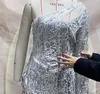 Robes décontractées Une épaule taille haute paillettes scintillantes fente crier mini robe femmes 2022 luxe exotique soirée élégante sexy formelle S272R