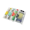 Plastic Package Bag For All Cell Phone Case Cover Display Packaging Bags 12x21cm Clear Transparent Matte Black Blue Zipper Lock Retail Bags for Iphone 14 Case