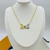 LW Heart Jewelry Suit Bransoletka Naszyjka na kobietę złoto plastowane 18 -karatowe najwyższą liczbę klasyczny styl Never Fade Anniversary Gift 003