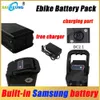 Silverfish battery 24V 20ah batterie lithium 36v 35 10ah velo rechargeable 24ah 30ah 40ah 48 52 60 72 volt lithium battery pack