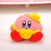 Animaux en peluche jeu Anime mignon étoile Kirby peluche poupée jouet filles sac pendentif décoration E10