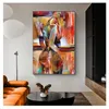 Modern Sex Lady Picture Wall Art Poster Girl Bedroom Abstract Minimalist Art Oil Painting Home Decor Nordic Canvas Painting Woo