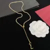 Fashion Pendant Necklaces Designer Letter Necklace Personality Design 4 Styles Temperament207b