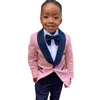 Clothing Sets Flower Boys New Design Wedding Party Suit Mint Green Jacket Formal Prom Dress Kids Tuxedo Outfits Children Performance Come W0222