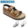 Deutsche Hausschuhe Designer Birkinstocks Sandalen Boken Korksandalen Gizeh Boken Herren- und Damenschuhe Lässige Strandschuhe