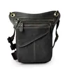 Bel çantaları deri erkekler tasarım gündelik klasik omuz sling çantası moda seyahat fanny kemer paketi bacak 211-3cg