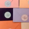 Cadeau cadeau 100-500pcs Merci autocollant rond Scrapbook Enveloppe Sceau Décoration de fleurs Papeterie Étiquette Autocollants