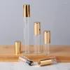 Storage Bottles 20pcs 1ml 2ml 3ml 5ml 10ml Clear Glass Roll On Doterra Containers Sample Test Essential Oil Vials With Roller Ball