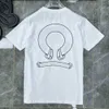 Lustige T-Shirts der Designer-Männer Classic Chromes Qualität mit kurzen Ärmeln Sommer Letter Horseshoe Sanskrit Cross Print Sweatshirts T-Shirts Woman6x3n