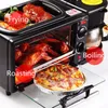 3 in 1 ontbijtmakers 3 in 1 elektrische machine zand multifunctionele koffie mini-oven huishoudelijk brood pizza koekenpan 230222