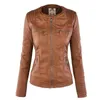 Jackets femininas Winter Faux Leather Jacket Women Casual Basic Coats Ladies Basic Jackets Basic impermeável Casacos à prova de vento feminino Ropa de Mujer 230222