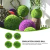 Decoratieve bloemen kunstmatige topiary bomen gebladerte ballen kom vulmiddel groen aquarium planten