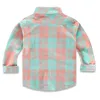 Shirts Kids Shirts Spring Long Sleeve Boy's Shirts Casual Turndown Collar Camisa Masculina Blouses for Children Kids Clothes Baby Boy Pl