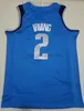 2 Maillots Kyrie Basketball Irving Cousus Hommes 100% Broderie