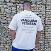 Camisetas para hombre, novedad de verano, camiseta para correr, deportes, Fitness, ropa de moda de gran tamaño, camisa de fondo para culturismo y gimnasio 022223h4