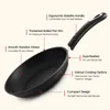 Pans COOKER KING Nonstick Frying Pan Omelette Crepe Egg Saucepan Kitchen Cookware Induction With Anti-heat Handle 20cm