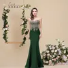 Party Dresses BABYONLINE Elagant Bridesmaid for Women Maxi Floor Length Mermaid Gowns Golden Appqulies Illusion Sweetheart 230221