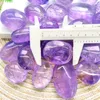 Decorative Figurines Folk Crafts Natural Crystal Worry Gemstone 40mm Healing Stone Amethyst Palm For Home Decoration FGH