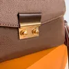 Luxury Crossbody Bag designer axelväska 24 cm äkta läder handväska delikat knockoff -klaffväska med låda yl135
